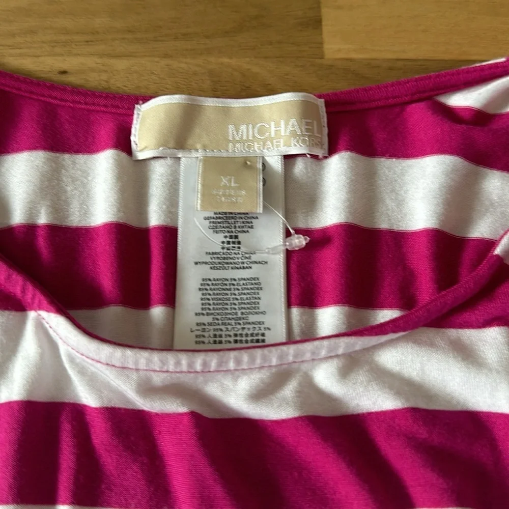 MICHAEL KORS open shoulder oversized top